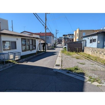 駐車場側の前面道路